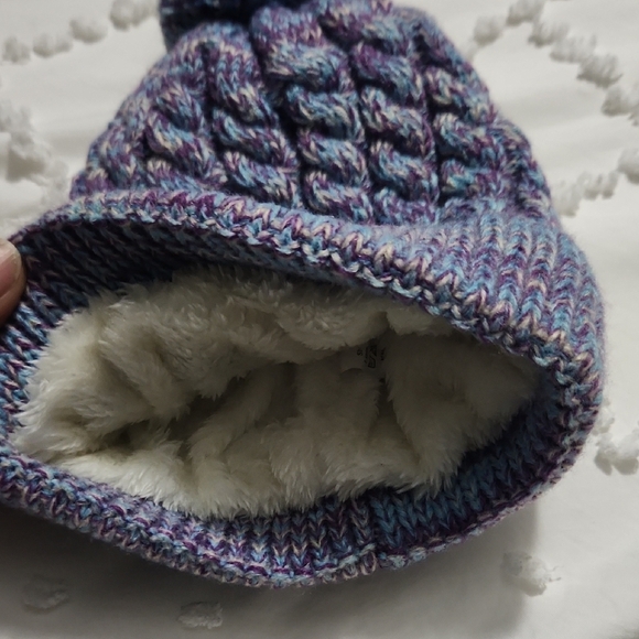 Baby Knit Pom-Pom Beanie – One Size | New Without Tags - Picture 2 of 3